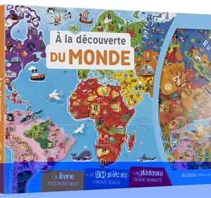 Coffret magnétique À LA DÉCOUVERTE DU MONDE - Éducatif et Amusant