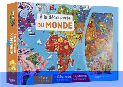 Coffret magnétique À LA DÉCOUVERTE DU MONDE - Éducatif et Amusant