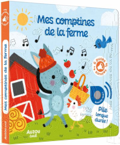 product-9499-1 Mes Comptines de la Ferme Sonores - Livres Enfant