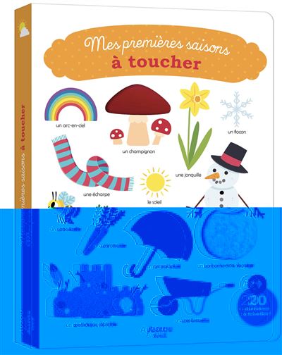Mes Premiers Saisons à Toucher - Livre Éveil pour Enfants