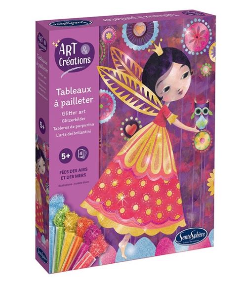 Tableaux à Pailleter - Fées des Airs et des Mers | Art & Créations