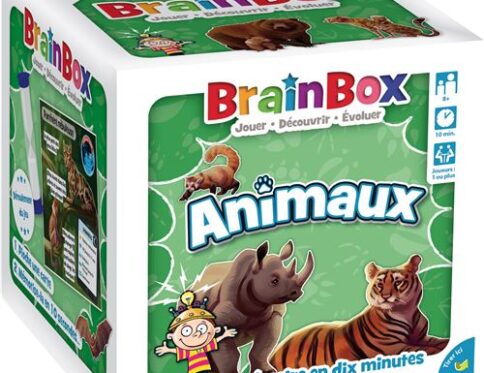 BrainBox : Animaux - Jeu éducatif de société pour toute la famille