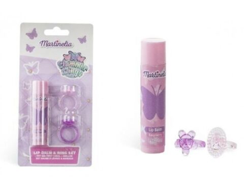 MARTINELIA SHIMMER WINGS LIP BALM & RING SET - Soins des lèvres