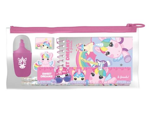 Trousse de Papeterie 7 Pièces - Accessoires Essentiels