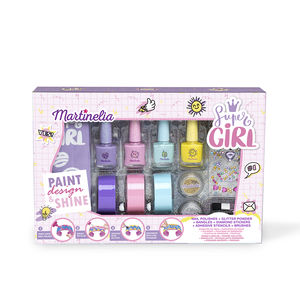 MARTINELIA SUPER GIRL NAILS & BRACELET SET - Kit créatif