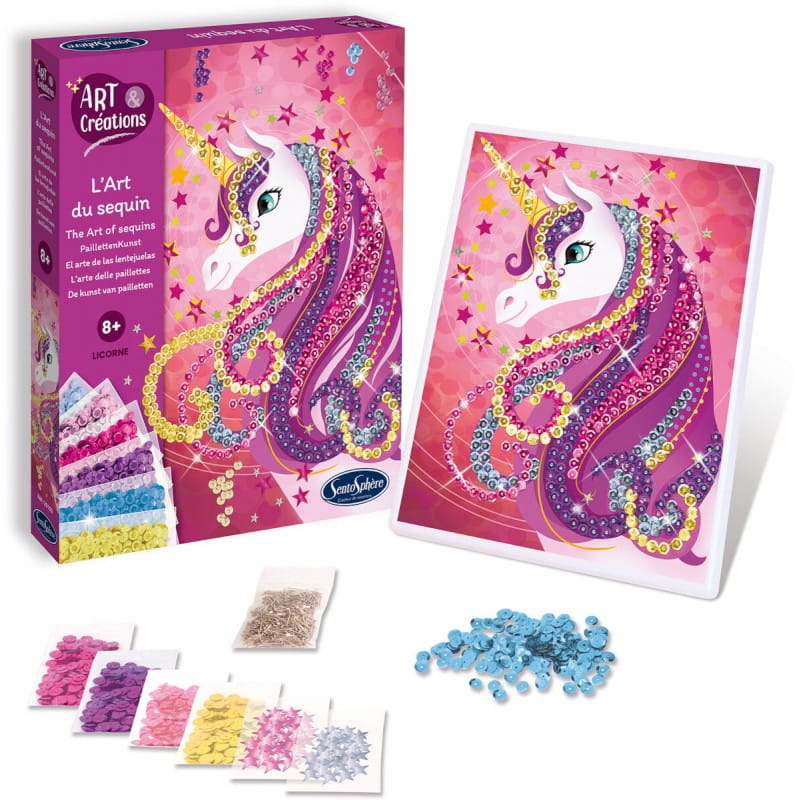 L'ART DU SEQUIN - LICORNE | Créativité et Émotion