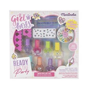 MARTINELIA SUPER GIRL MEGA NAIL ART SET - Kit Manucure Enfant