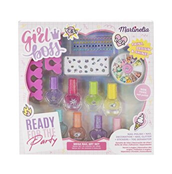 MARTINELIA SUPER GIRL MEGA NAIL ART SET - Kit Manucure Enfant