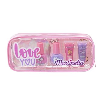 MARTINELIA Super Girl Nail Polish & Lip Gloss Bag - Éclat et couleur