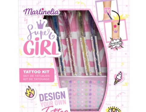 MARTINELIA SUPER GIRL BODY ART - Kit de Tatouages Temporaires