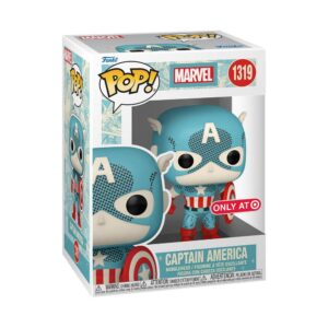 Pop! Marvel Retro Captain America Exclusif - Funko