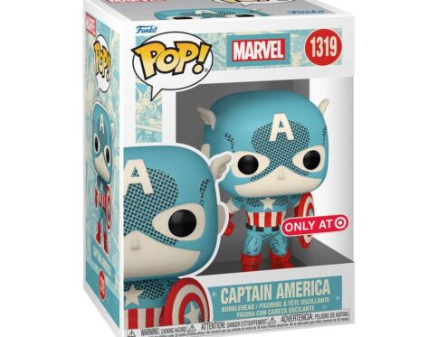 Pop! Marvel Retro Captain America Exclusif - Funko