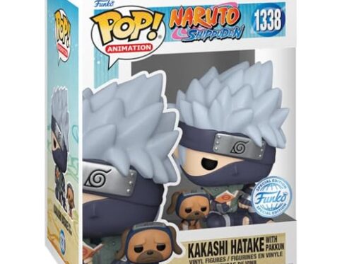 Figurine Pop! Naruto - Kakashi avec Pakkun (Exclusif)