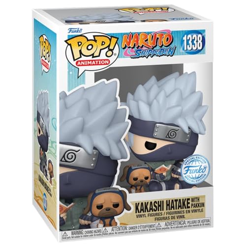 product-7649-2 Figurine Pop! Naruto - Kakashi avec Pakkun (Exclusif)