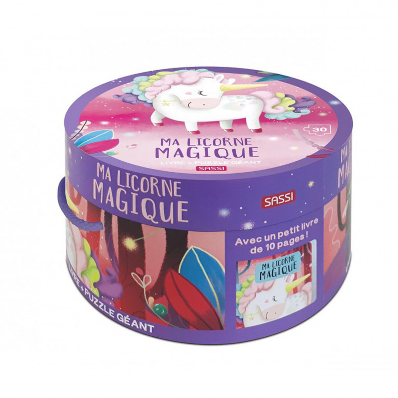 Puzzle rond – Ma Licorne Magique | Activité créative enfant